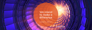 We intend to make a difference