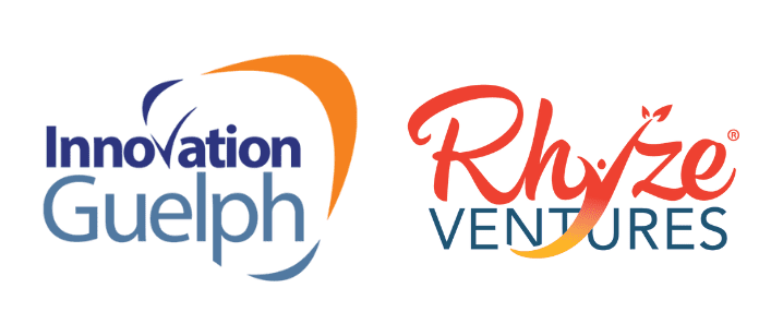 Innovation Guelph and Rhyze Ventures logo.