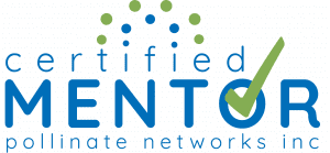 Pollinate Networks Inc. Certified Mentor logo.