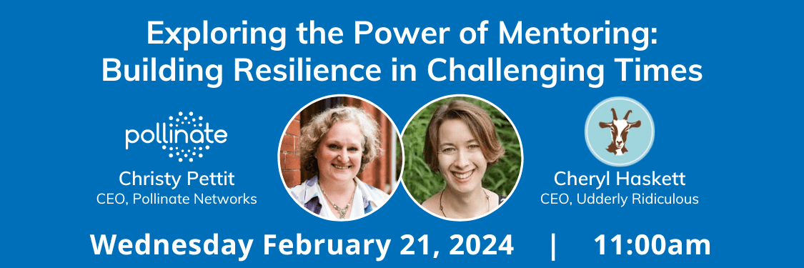 Webinar: Exploring the Power of Mentoring:
Building Resilience in Challenging Times