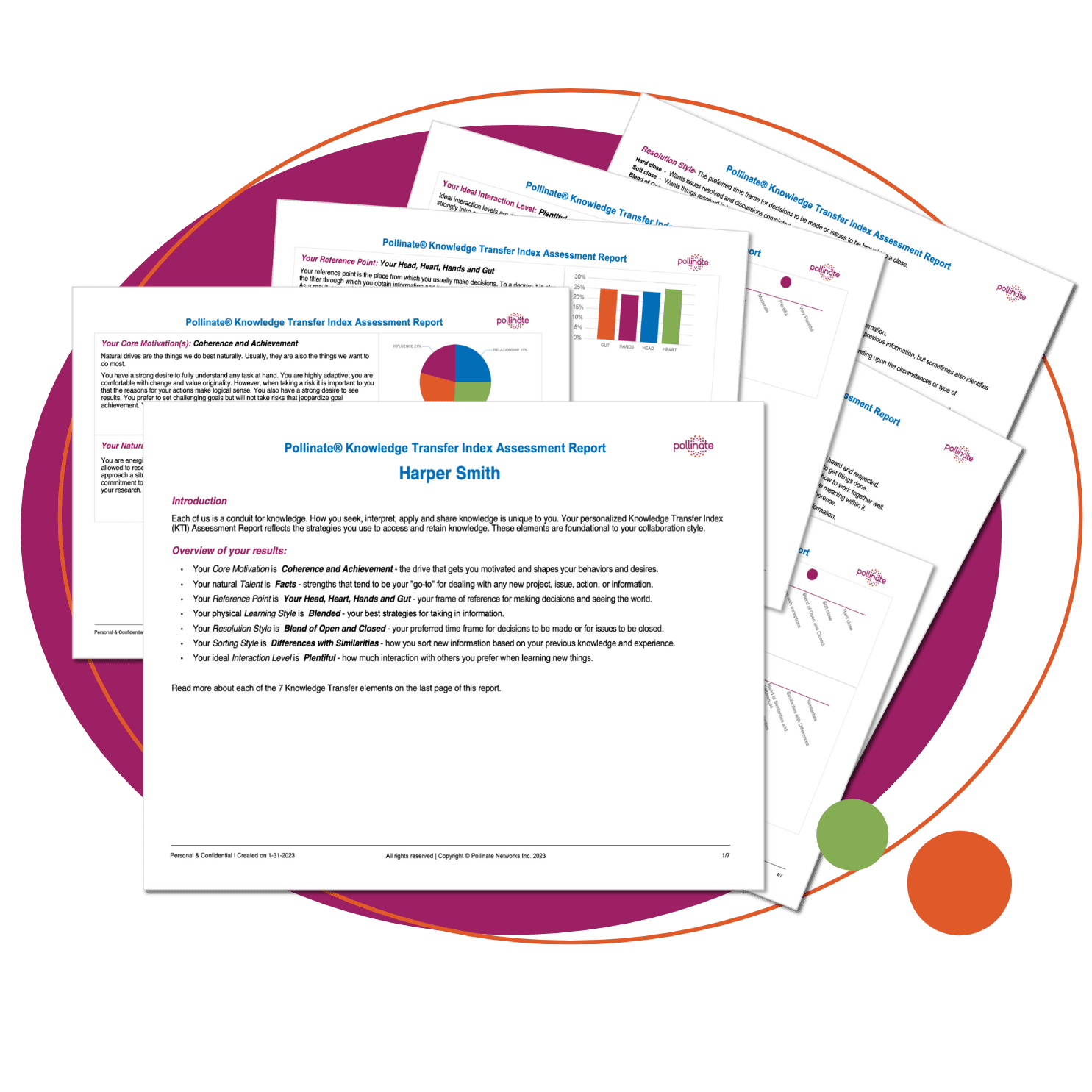 a Pollinate KTI report example.