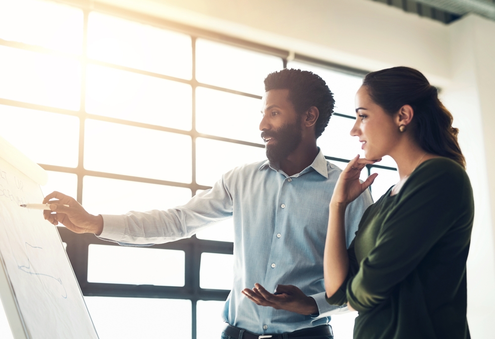 Career development programs professionals connecting through workplace mentoring